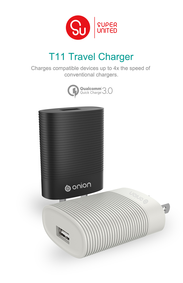 QC3.0 18W US QUICK TRAVEL CHARGER
