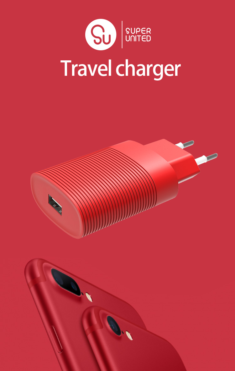 USB Travel Charger 5V2.4A Compatible with Smartphone/PAD/Portable Device