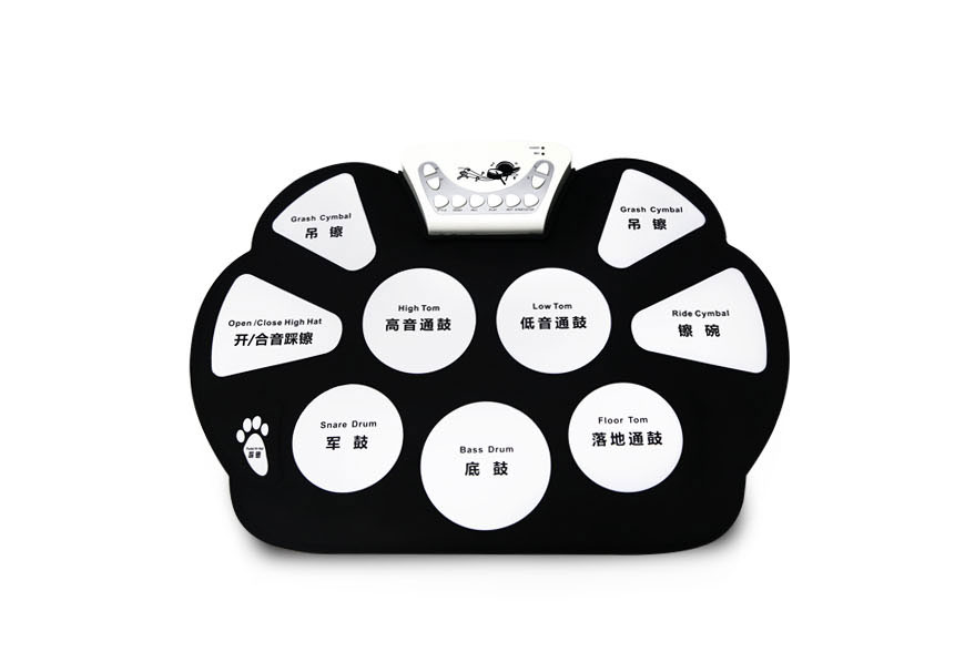 Electronic Drum Set Roll up Drum Pad Silicon Percussion Pad Drum with Drumstick High Quality Percussion Instruments