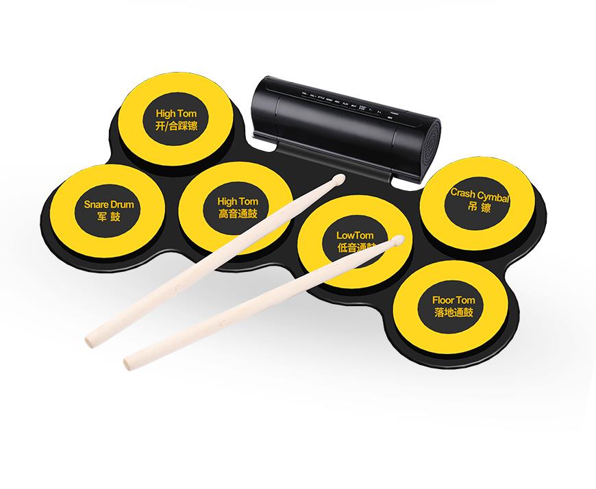 Portable Sillicon Drum Roll Up Drum Kit Roll Up Electronic Drum Set for Children G102