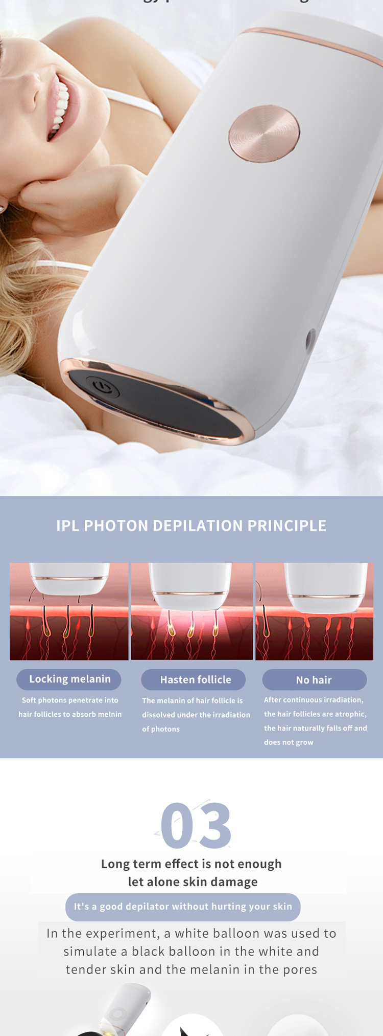 T7 IPL hair removal