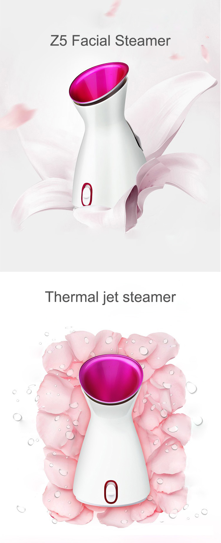 Z5 facial steamer, thermal jet steamer