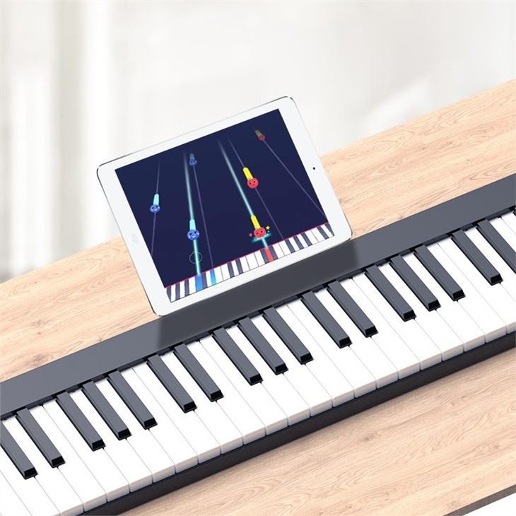 49 Keys electronic piano for newer portable piano with one speaker and battery