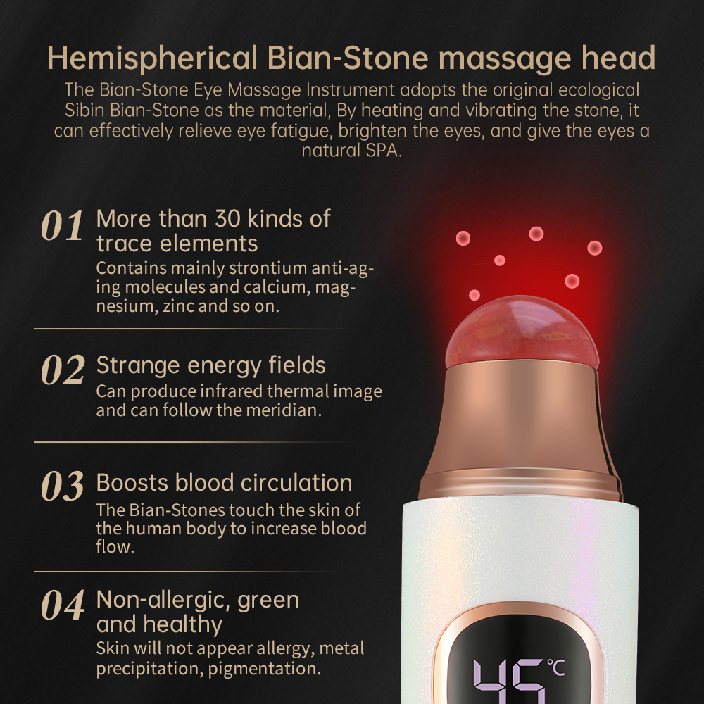 The Bian-stone eye massager