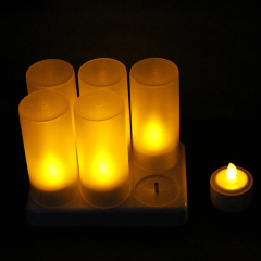 most popular led candle tea light decoration house party rechargeable led candle