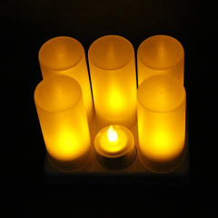 newest _ LED small rechargeable birthday led lights candles with remote