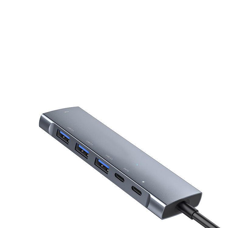 New 8 In 1 Usb C Hub Type C To Ethernet pdsdtfusb3.03 Exported To Worldwide