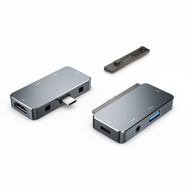 Type C USB 3.0 4 In 1 hub 4 Ports Slim Usb Hub For Ipad pro 2018 2020 2021