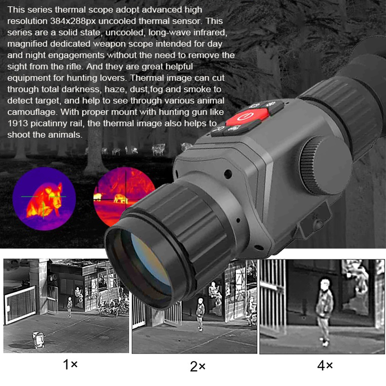 2021 hunting thermal scope riflescope night vision monocular ht-C8 oem odm obm