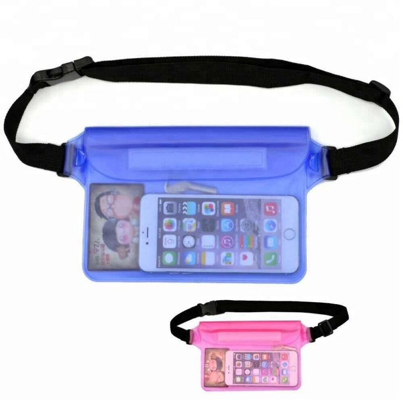 Hot Selling Keep Your Cellphone Cash Safe and Dry Perfect Waterproof Pouch Dry Bag Fanny Pack