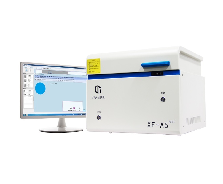 XRF-Spektrometer für professionelles Labor-Edelmetallprüfgerät XF-A5 SDD