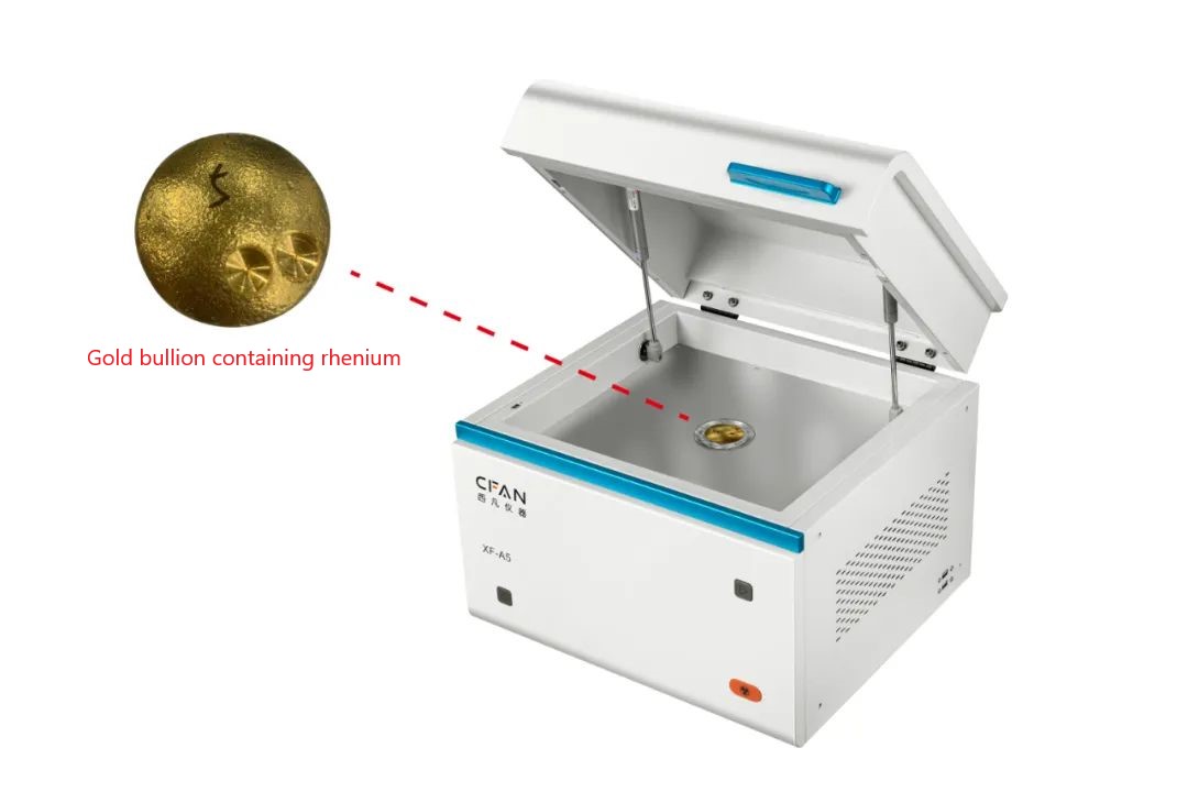 CFAN Instrument, &amp;quot;mit Rhenium dotiertes Gold&amp;quot; einfach testen