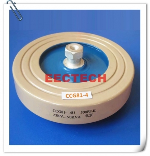 CCG81-4, 500PF, 25KVDC ceramic capacitor, DT140 capacitor 500pF