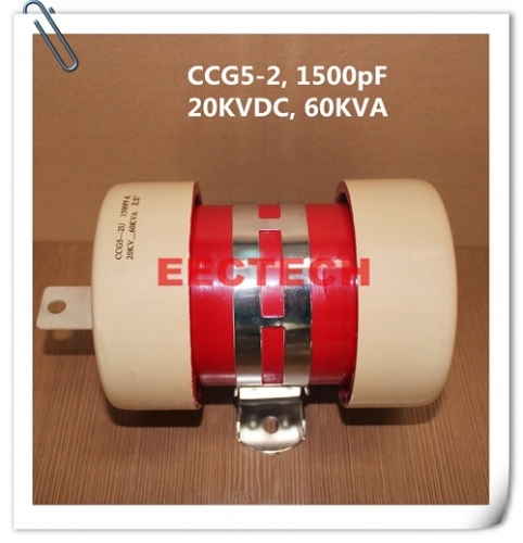 CCG5-2, 1500pF, 20KVDC ceramic power capacitor