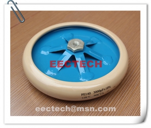 PE140, 3000PF,12KV, 6-leg lead capacitor, RF power capacitor, high voltage plate capacitor disc capacitor