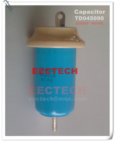 2500PF/9KV ceramic capacitor equal to TD045090