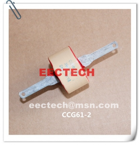 CCG61-2, 4.7PF or 10PF, 10KVDC, barrel style ceramic capacitor