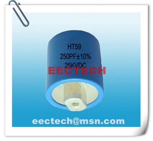 CCHT59, 250PF, 25KVDC ceramic capacitor, HT59 capacitor equivalent