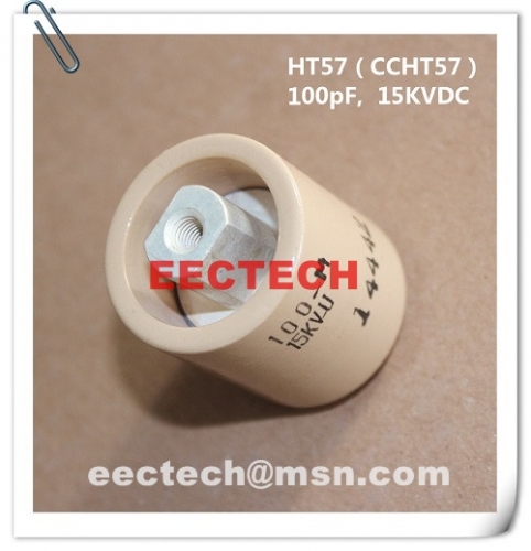 CCHT57, 100PF, 15KVDC ceramic capacitor, HT57 equivalent