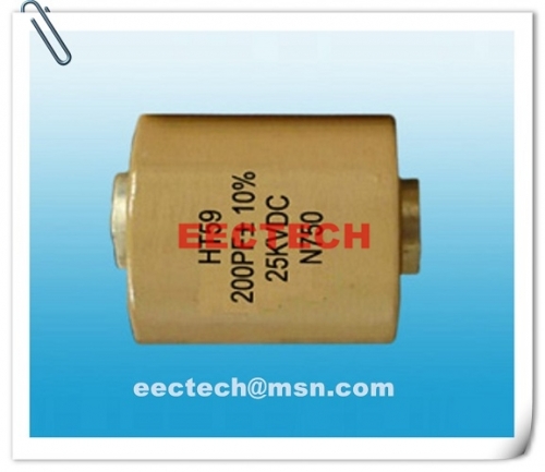 CCHT59, 200PF, 25KVDC ceramic capacitor, HT59 capacitor equivalent