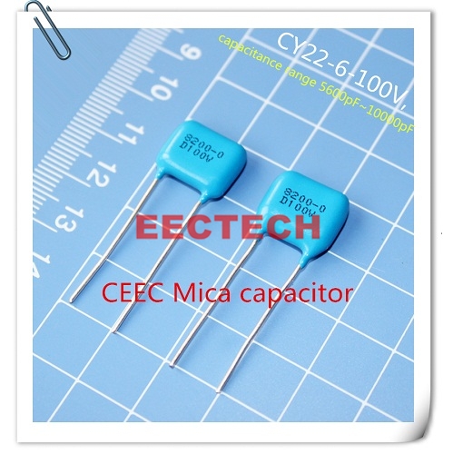 CY22-6-100V-D-8200-0 mica capacitor from Beijing EECTECH