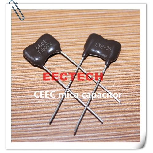 CY2-3A-1000V-D-680-I mica capacitor from Beijing EECTECH, CHINA mica capacitors