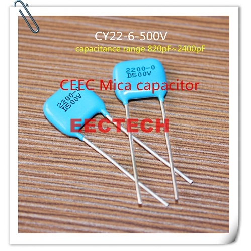 CY22-6-500V-D-2200-0 mica capacitor from Beijing EECTECH