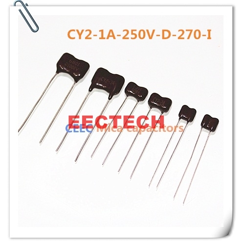 CY2-1A-250V-D-270-I mica capacitor from Beijing EECTECH