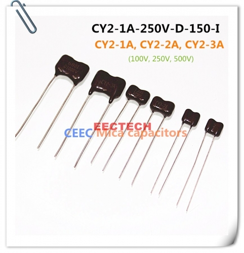 CY2-1A-250V-D-150-I mica capacitor from Beijing EECTECH, CHINA mica capacitor