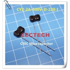 CY2-2A-500V-D-220-I mica capacitor from Beijing EECTECH