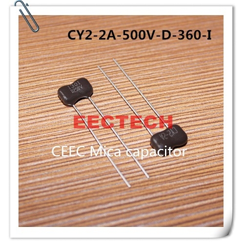 CY2-2A-500V-D-360-I mica capacitor from Beijing EECTECH, CHINA mica capacitors