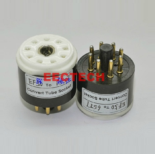 EF50 to 6SJ7 tube conversion base, conversion base,convert socket (1 box=2 pcs)