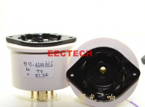 Conversion base 4699, EL6 to EL34 tube conversion base,convert socket