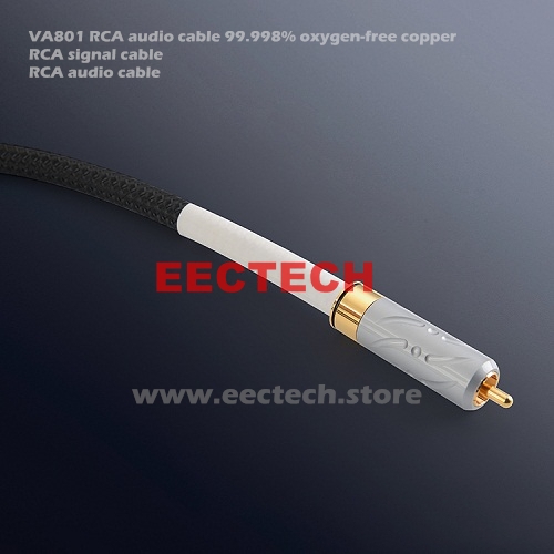 VA801 RCA audio cable, oxygen-free copper RCA signal cable, Audio fever cable,RCA audio cable(1M)
