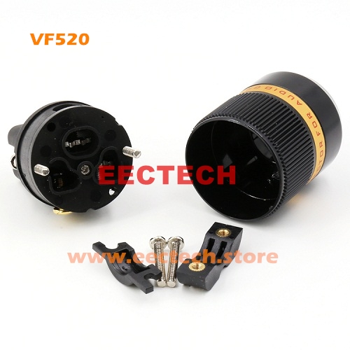 VF520,VF520S,VF520G,VF520R, pure copper HIFI fever power socket, 20A amplifier power plug