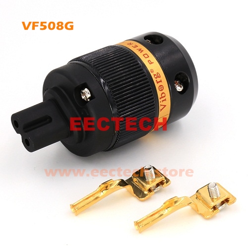 VF508,VF508G,VF508R,VF508S, 8-suffix pure copper power socket, HIFI fever 5N red copper power plug