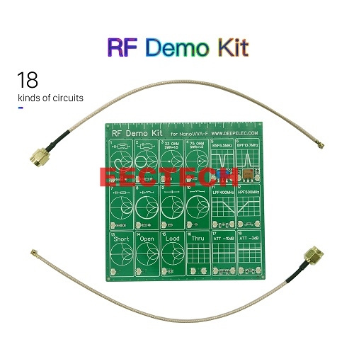 RF Demo Kit NanoVNA RF VNA test board filter attenuator