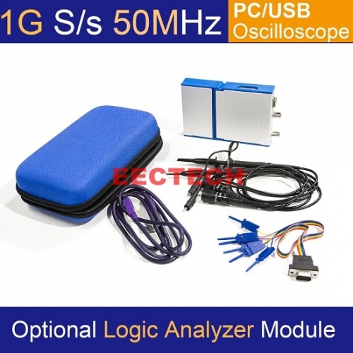 USB/PC Oscilloscope OSC2002 series, 1GS/s Sampling Rate, 50MHz Bandwidth
