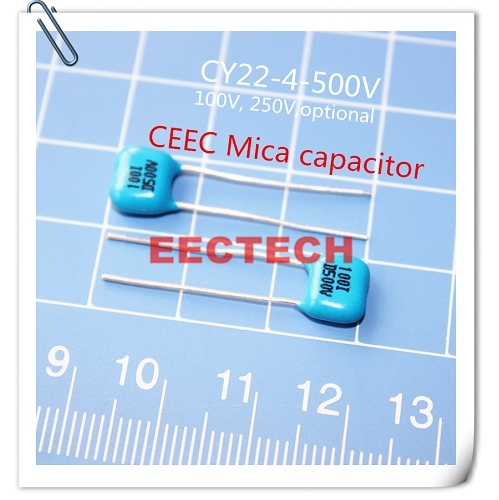 CY22-4-500V-D-82-I mica capacitor from Beijing EECTECH, one lot= 50pcs, CHINA mica capacitor