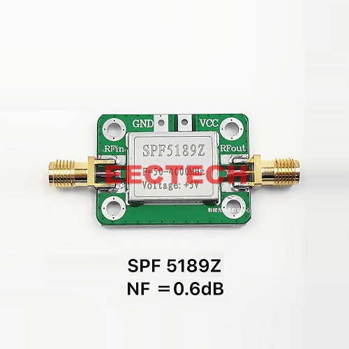 RF low noise amplifier LNA 50-4000MHz SPF5189 NF=0.6dB