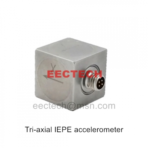 Tri-axial IEPE accelerometer,530A-50