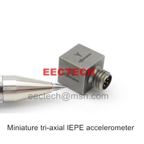 Miniature tri-axial IEPE accelerometer,730A-50
