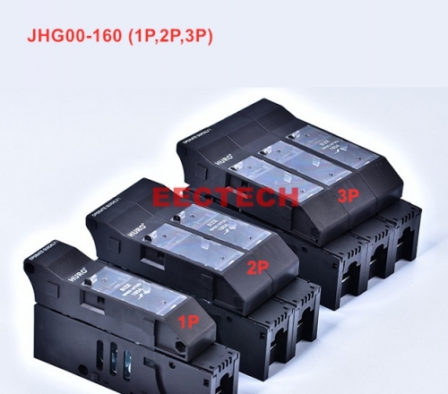JHG00-160 3P fuse isolation switch,AC400/690V-160/100A