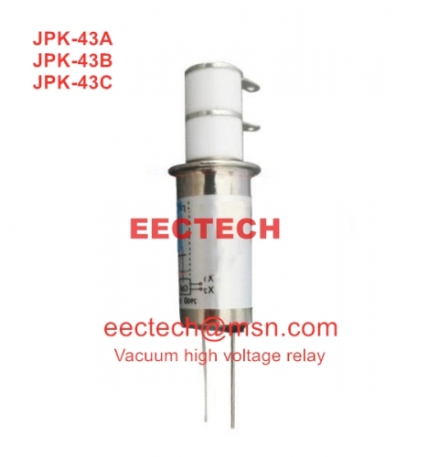 JPK-43 vacuum relay switch DC10KV 25A Make & Break Load Switching