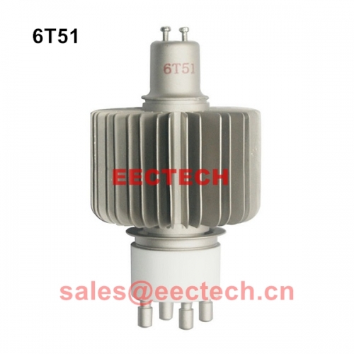 6T51 Air-cooled triode,Industrial high frequency heating equipment