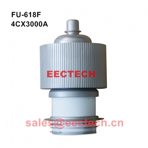 4CX3000A electron tube, Air-cooled tetrode for RF amplifier tube FU-618F equivalent tube