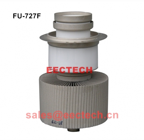 FU-727F vacuum tube, high frequency heat sealing machine high frequency oscillator, heating launch tube