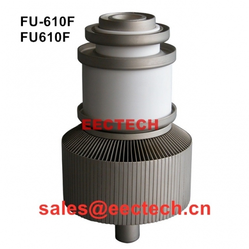 FU-610F,FU-610FA triode, high magnification medium power, used as power source in 3~5 kW high frequency heating equipment
