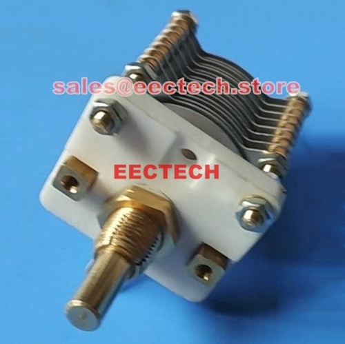 ECW1-F-270 single joint air variable capacitor, 10pF~270pF/1KVdc single-joint air capacitor EECTECH