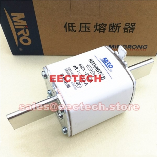 MIRO Fuse RS33 NGTC2 690V / 200A  AR100ka , square tube blade (1box=5pcs)